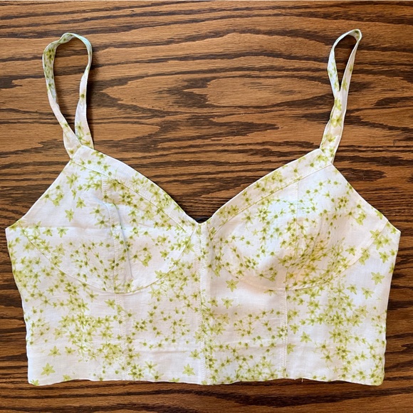 NWT | All Saints Cassia Amanzi Crop Ditsy Floral Bralette Top - Picture 4 of 8